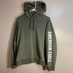 Green American Eagle Hoodie